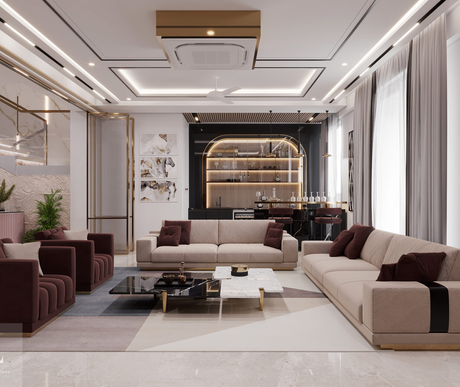 Duplex Vill Interior Designers in Delhi